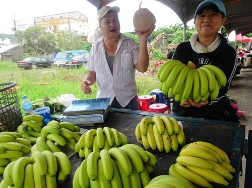 “满洲蕉”在特产展销会上首卖。(图片来源:台湾《中国时报》记者 潘欣中拍摄) “满洲蕉”在特产展销会上首卖。(图片来源:台湾《中国时报》记者 潘欣中拍摄)