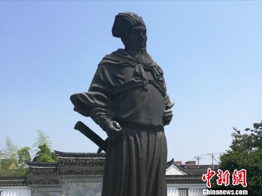 图为王阳明像 项菁 摄 图为王阳明像 项菁 摄